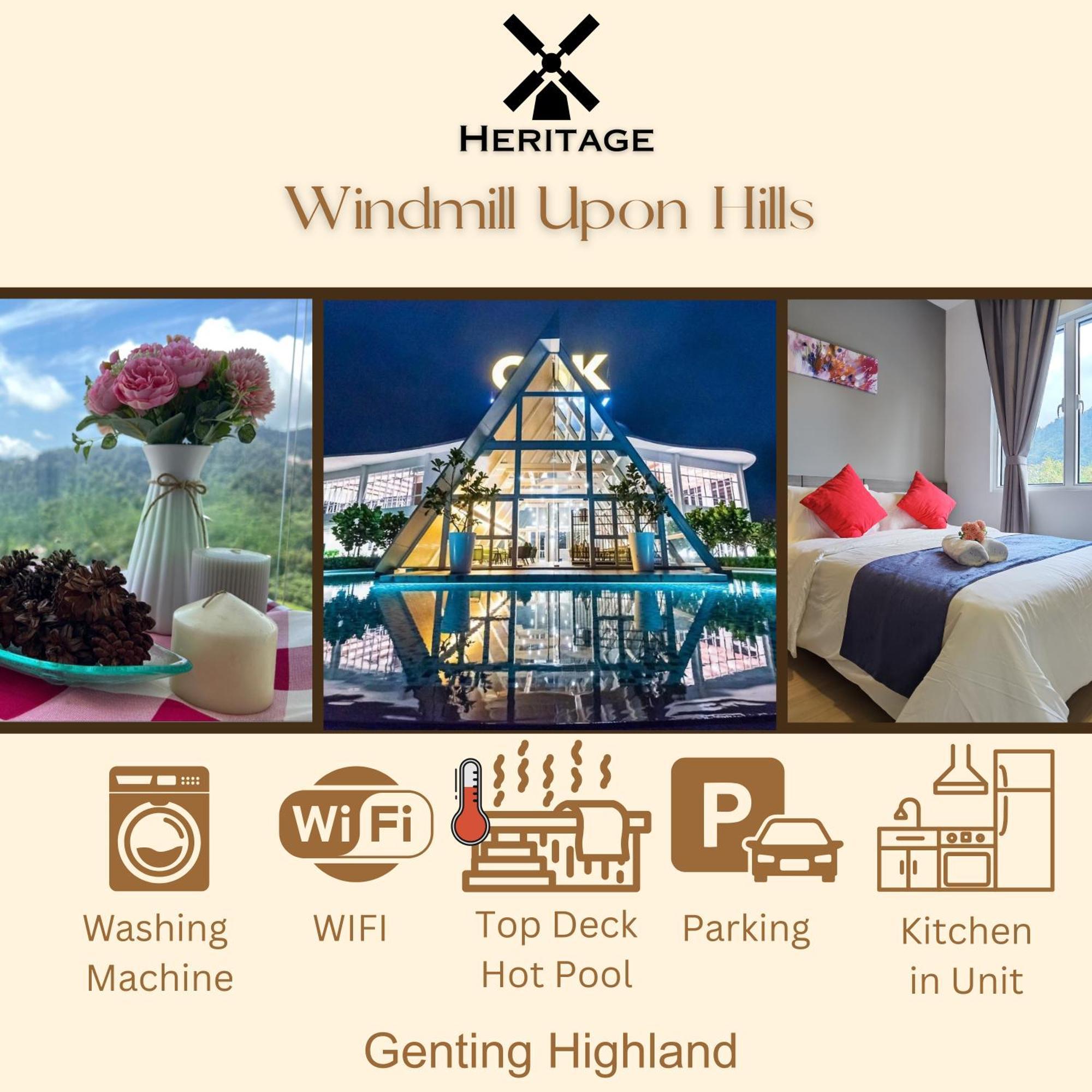 Windmill Upon Hills Luxurious Sky Villa 360 Sky Pool Heated Pool Mountainous Genting View Genting Highland By Heritage Genting Highlands Extérieur photo